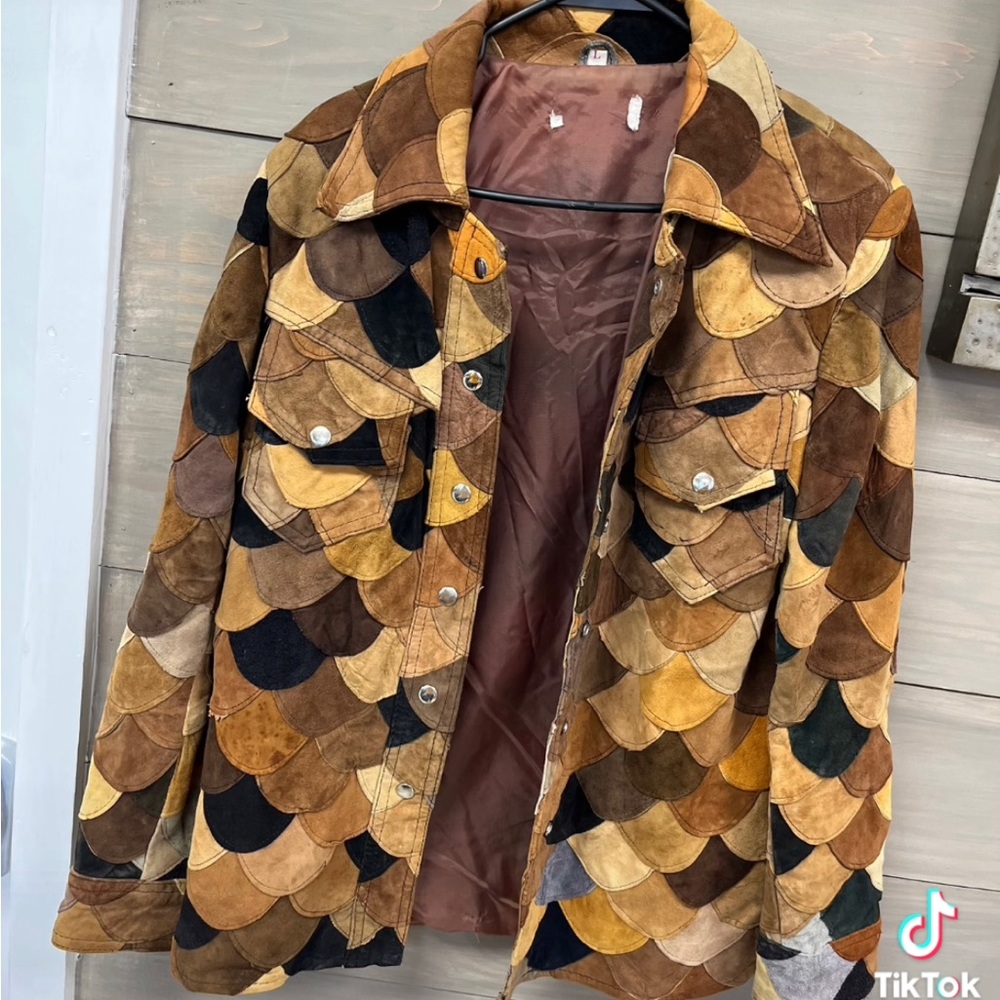 vintage patchwork jacket